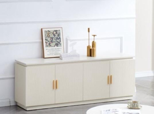 Meuble TV « Baieta» Blanc 160x40x60 cm