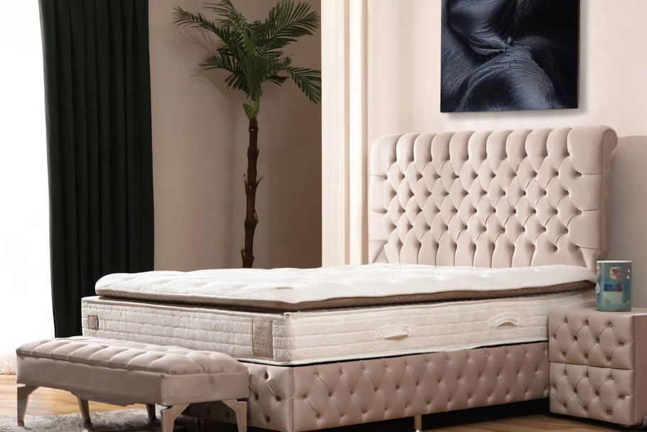 LIT COFFRE Luna Beige