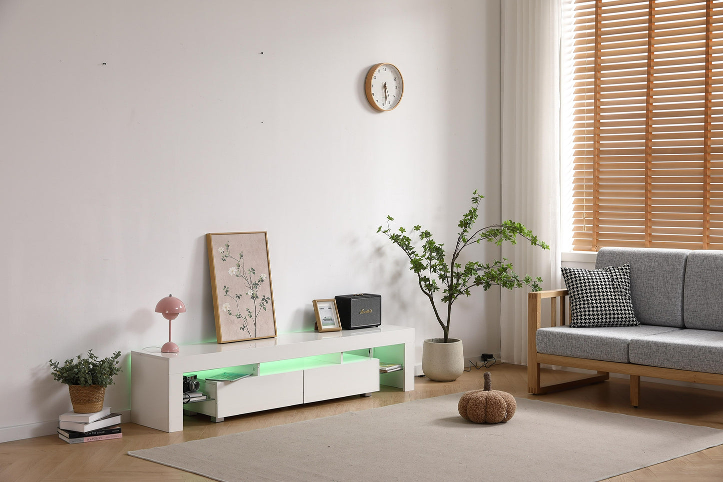 Meuble TV LED « Eclipse» 180x35x38 cm