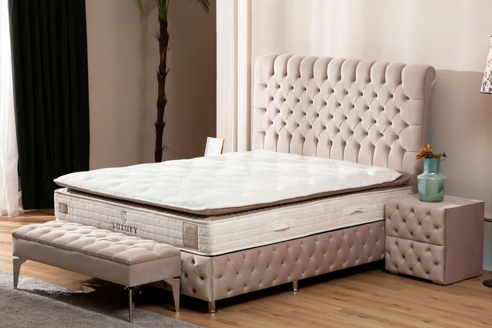 LIT COFFRE Luna Beige