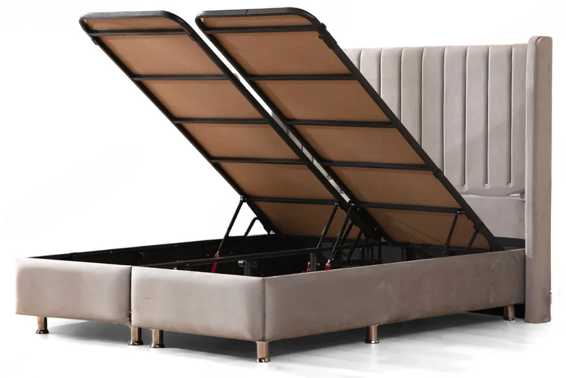 LIT COFFRE Tokyo Gris