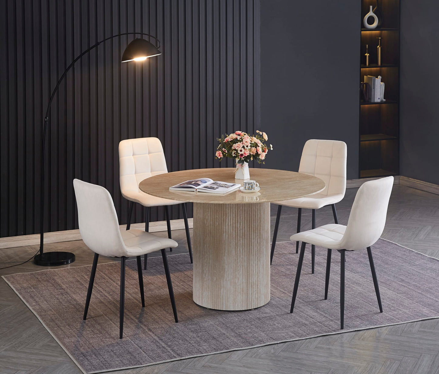 Table à manger BAIETA en bois 120x75 cm