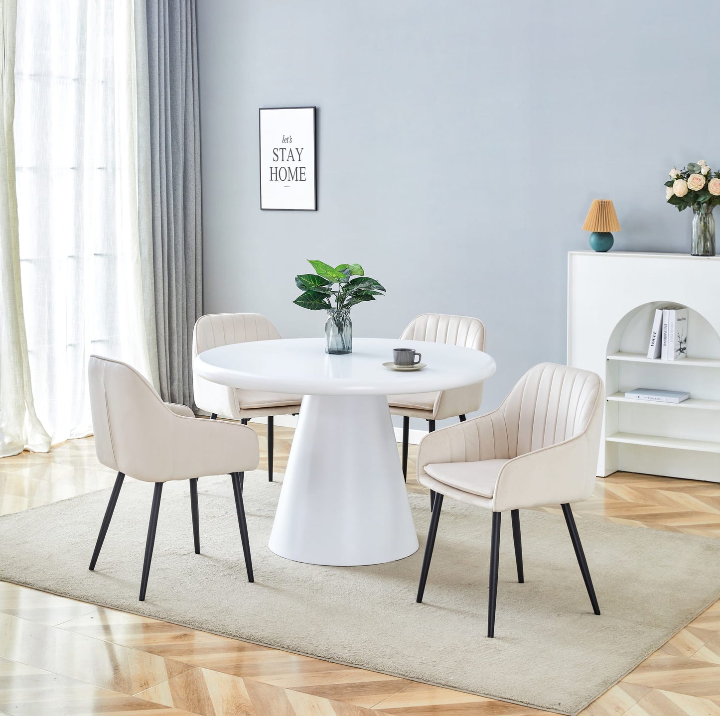 TABLE A MANGER ASSIA BLANC