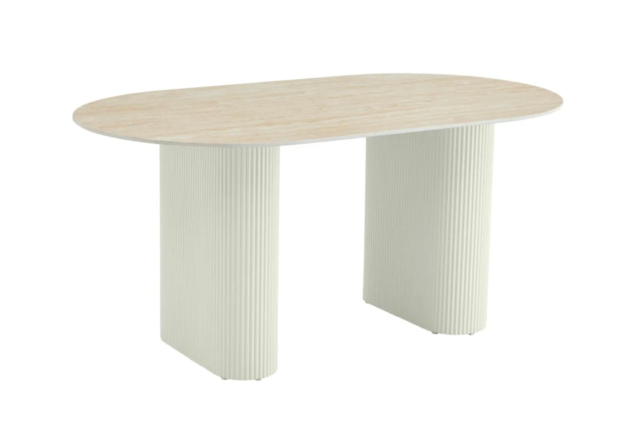 Table à manger « Rox » beige