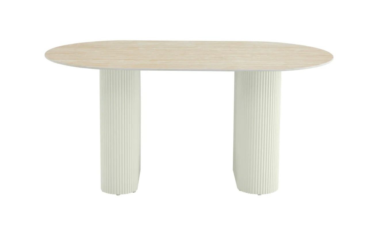 Table à manger « Rox » beige