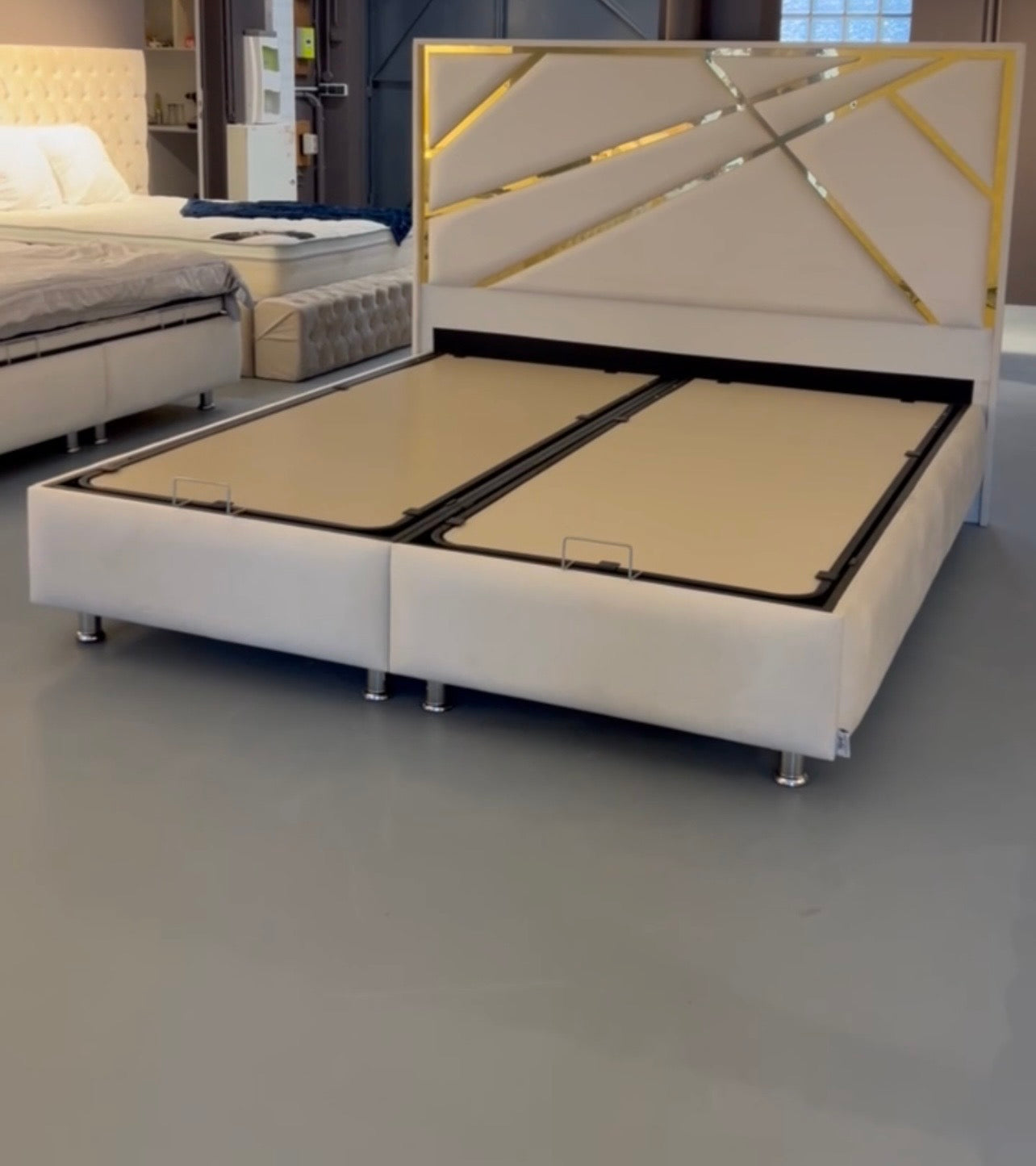 LIT COFFRE Parma Beige