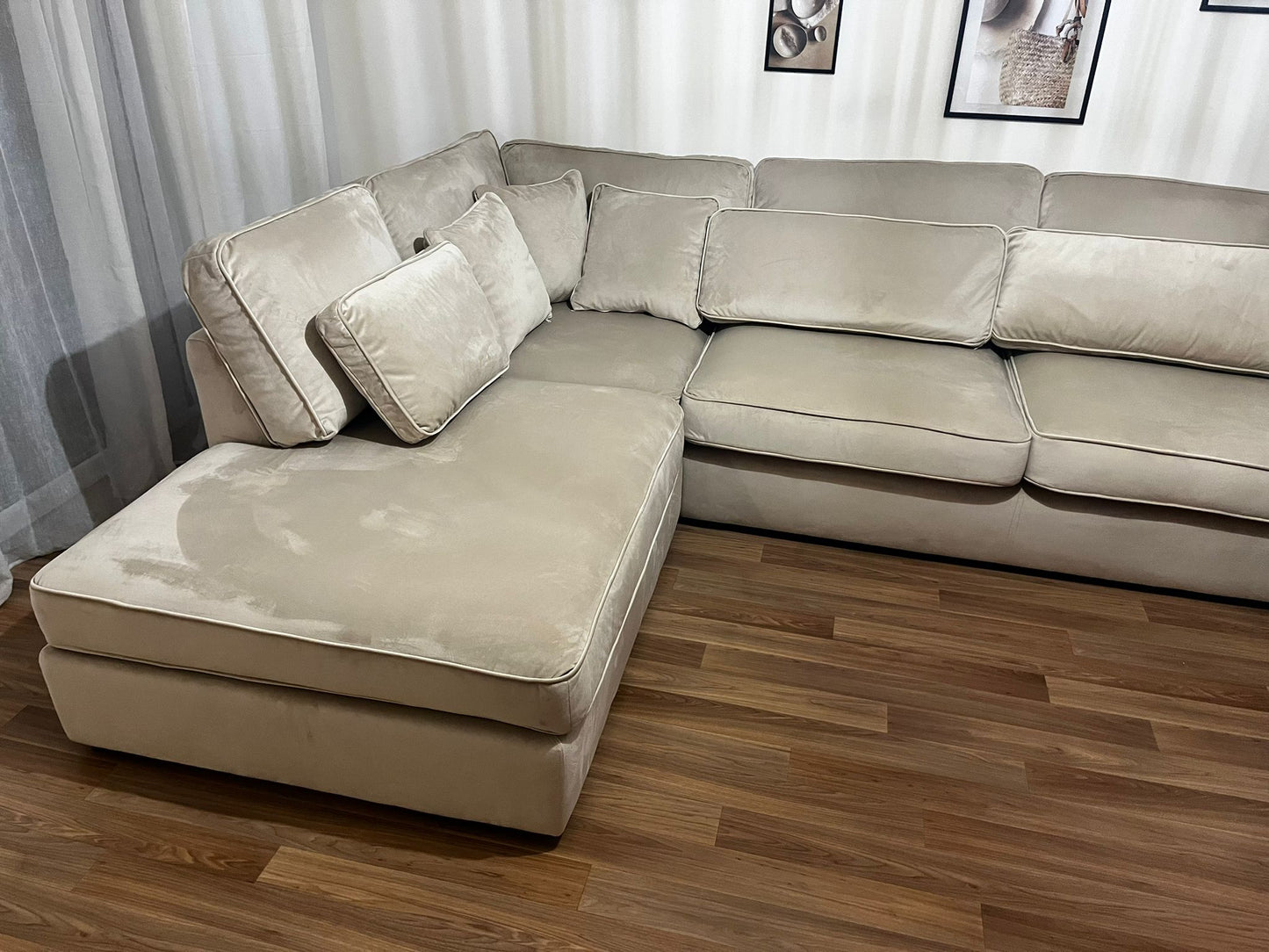 Canapé Lexus - Velours Beige