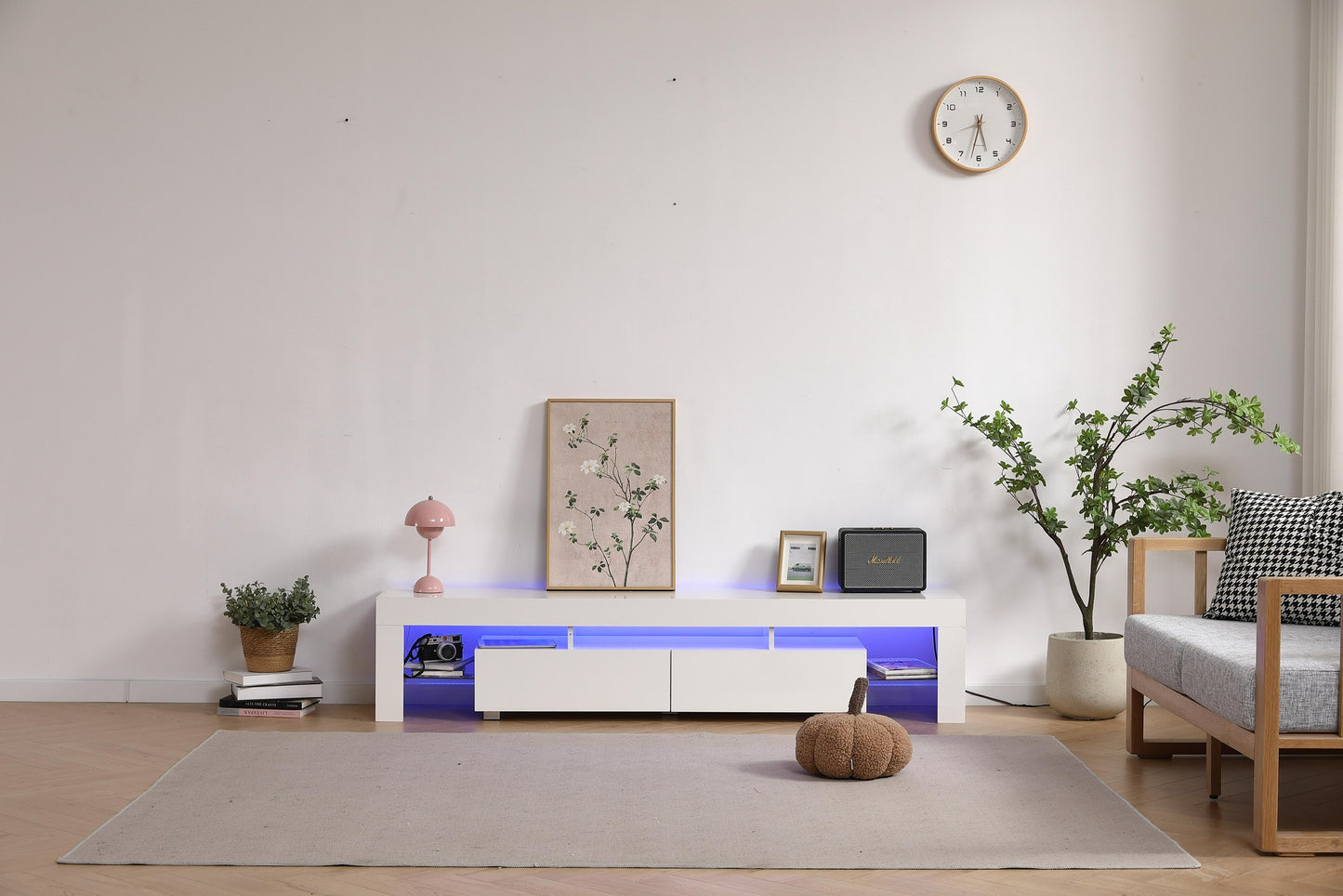 Meuble TV LED « Eclipse» 180x35x38 cm