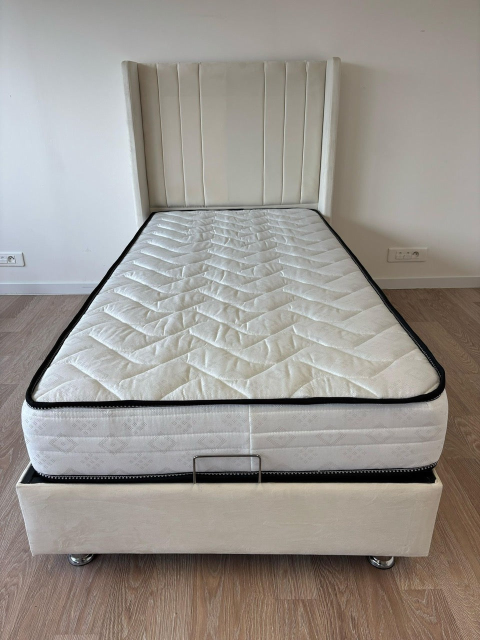 LIT COFFRE Enfant ALMA BLANC CASSÉ