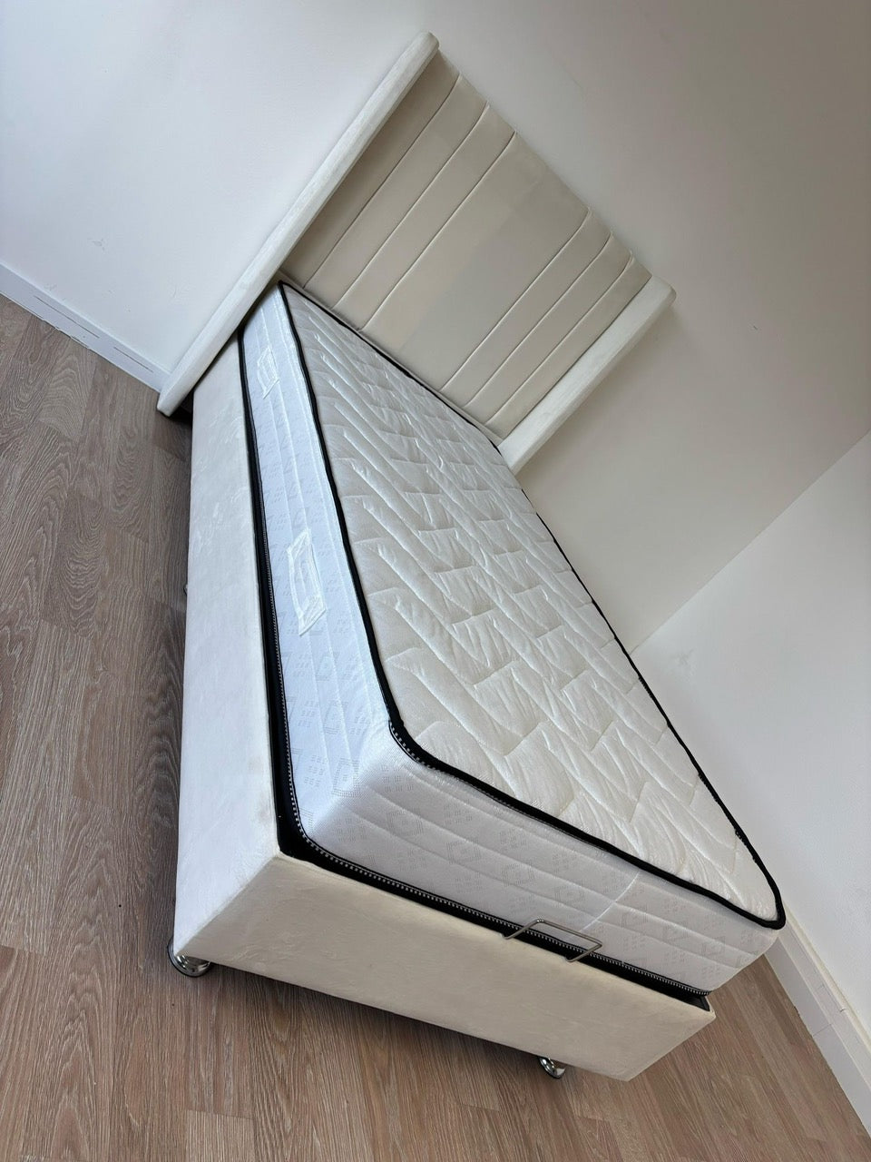 LIT COFFRE Enfant ALMA BLANC CASSÉ