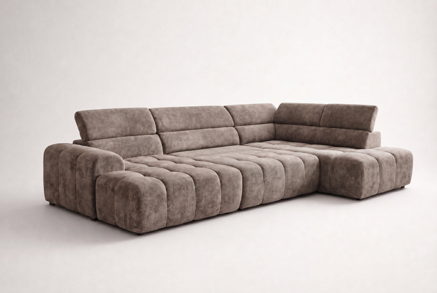Canapé panoramique ZONDA – Tissu Chenille