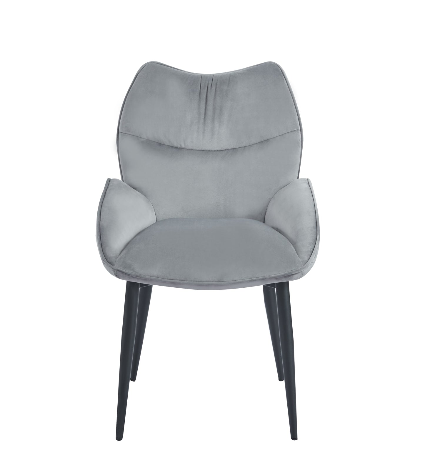 CHAISE LOHA PIED METAL NOIR ANTHRACITE