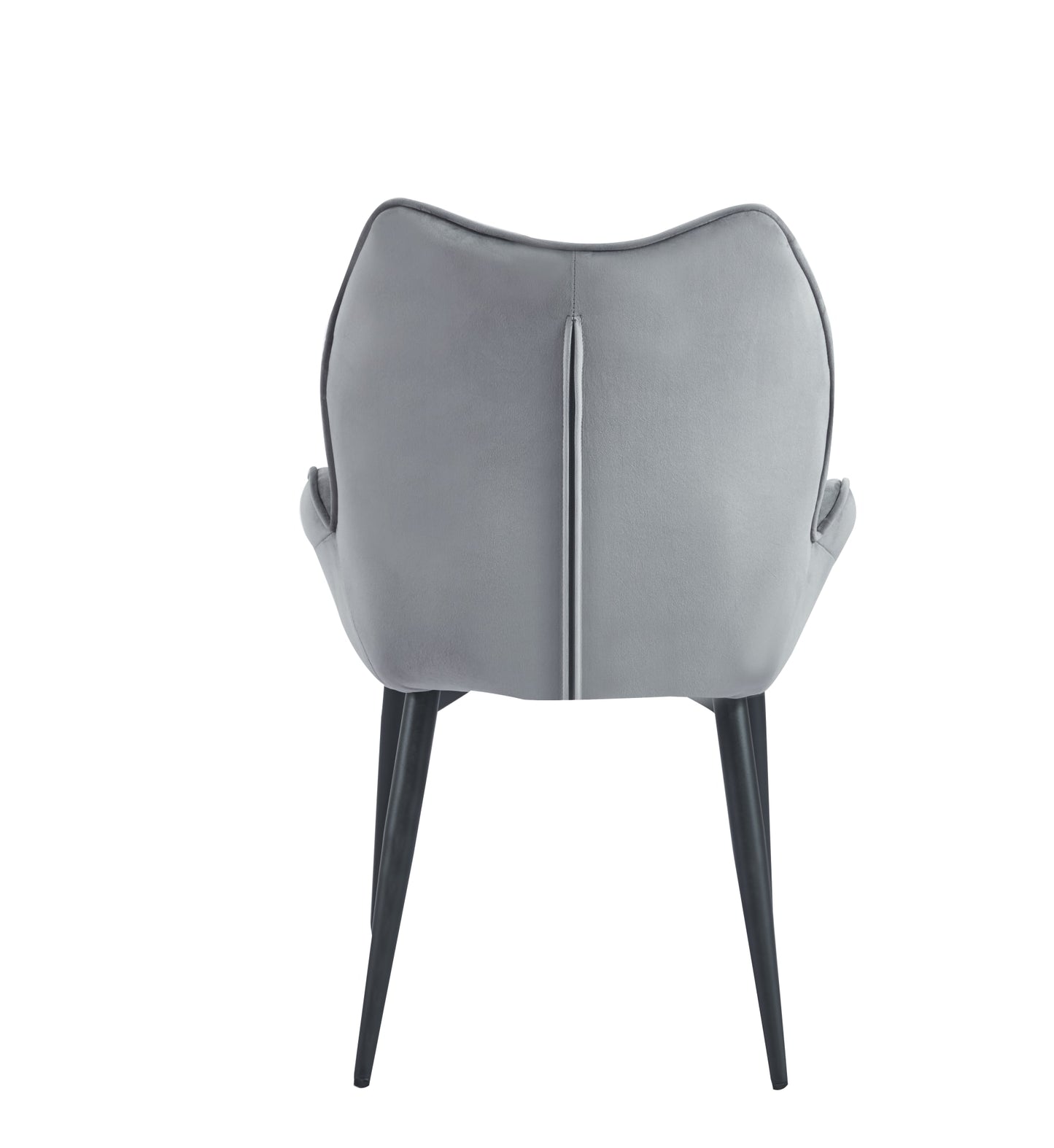 CHAISE LOHA PIED METAL NOIR ANTHRACITE