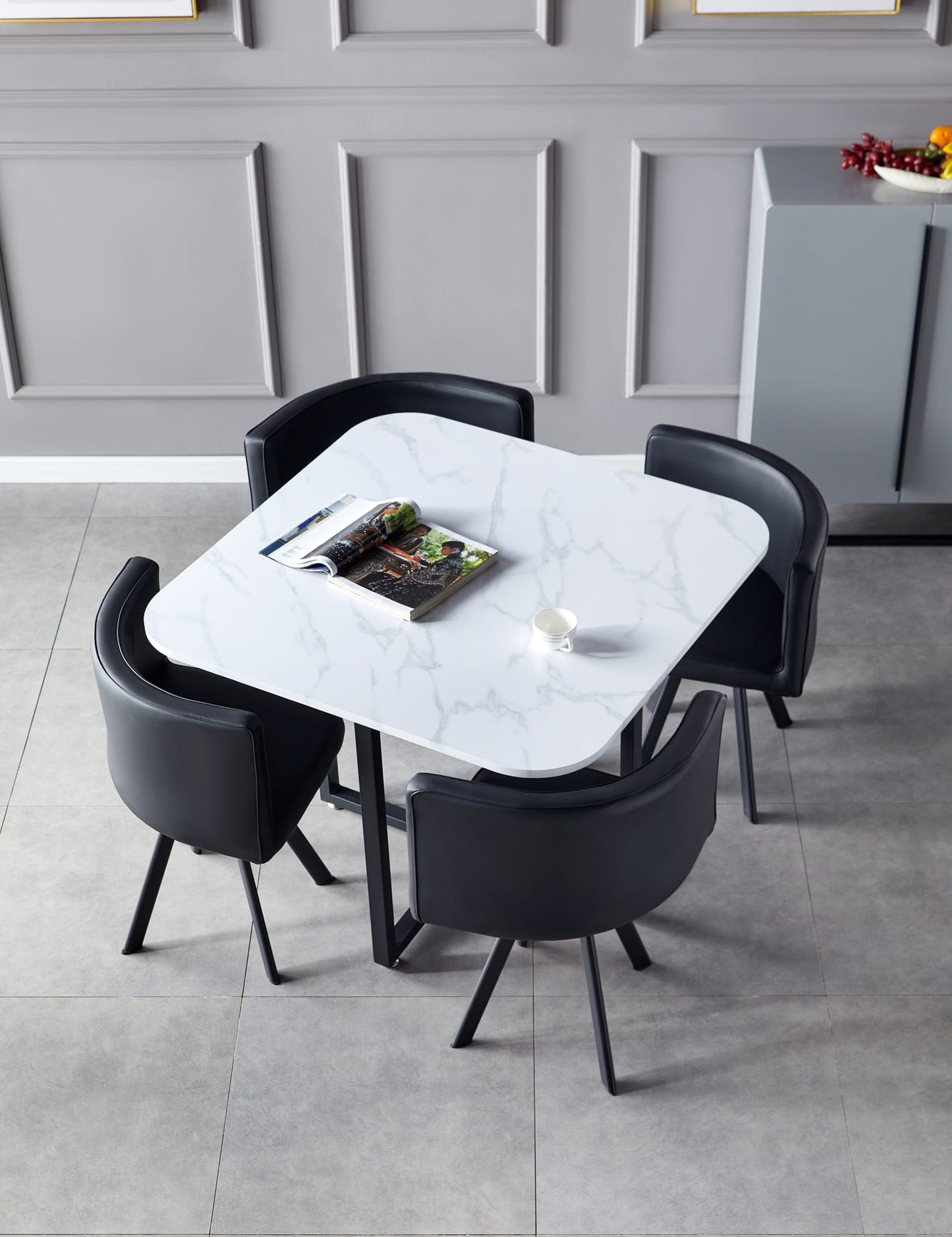 Ensemble Table et 4 Chaises VENDOME - Modernité et élégance