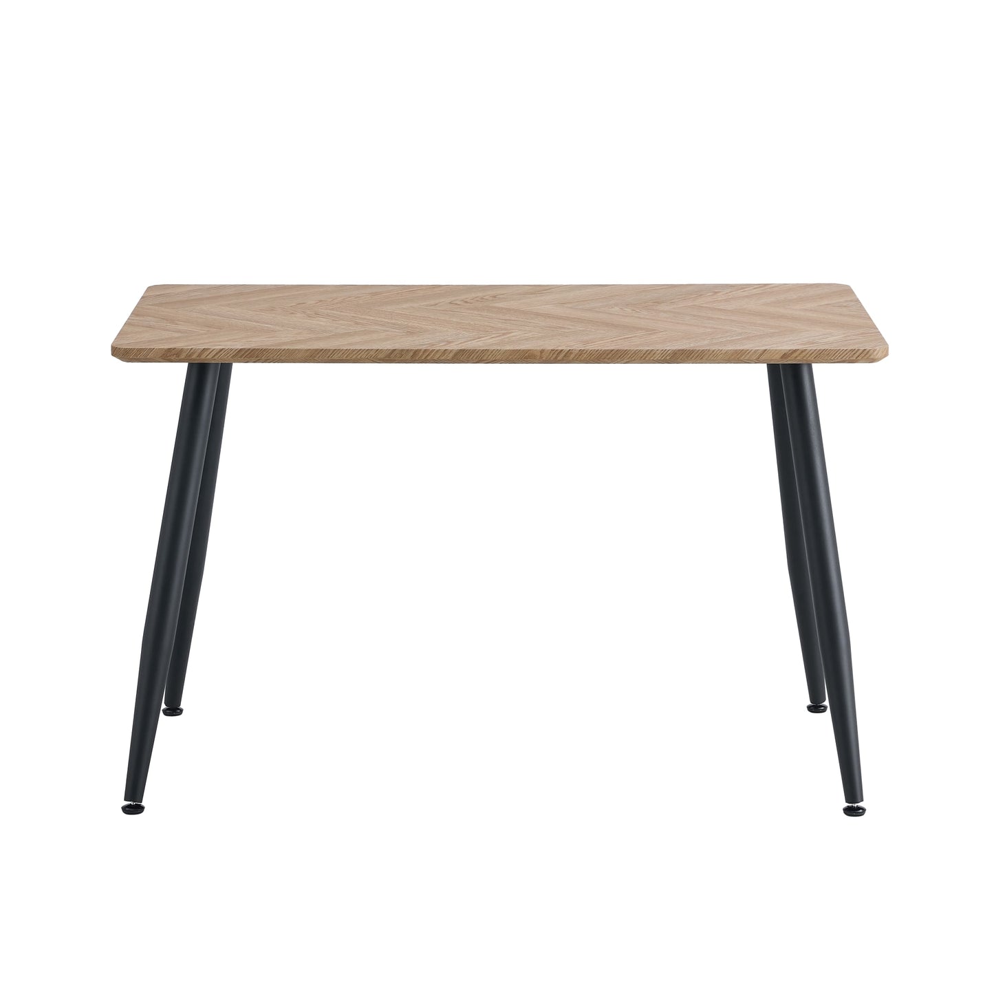 Table à manger style industriel en bois AMMO métal noir