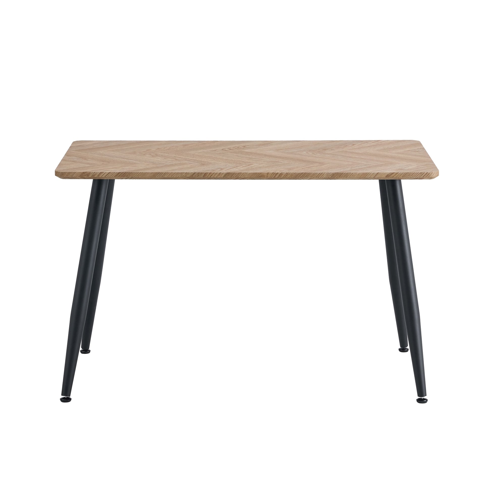 Table à manger style industriel en bois AMMO métal noir