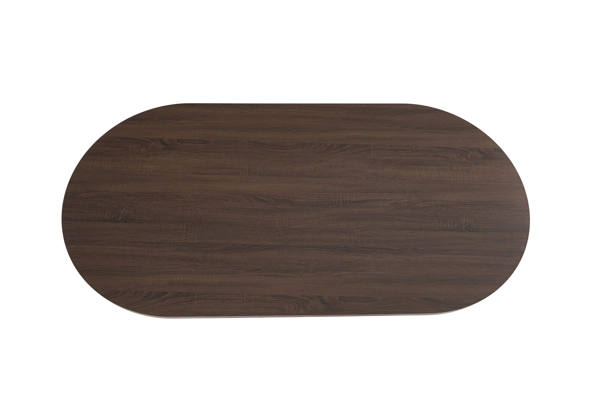 TABLE A MANGER NEW ANNA PIED EFFET NOYER PLATEAU EFFET NOYER 180x90x75cm