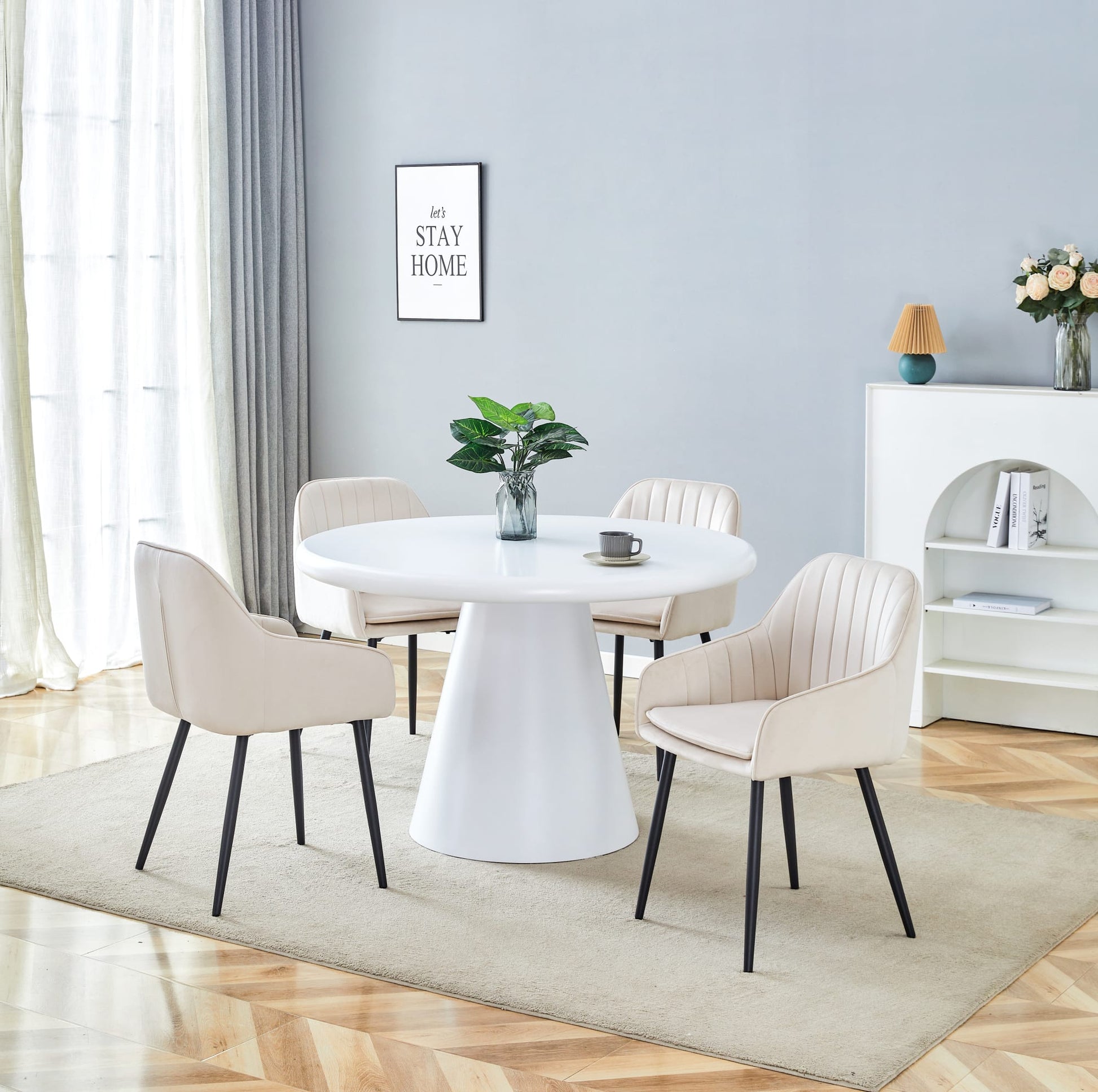 TABLE A MANGER ASSIA BLANC