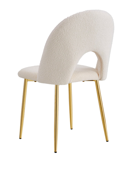 CHAISE TEDDY DOUDOU BEIGE PIED GOLD