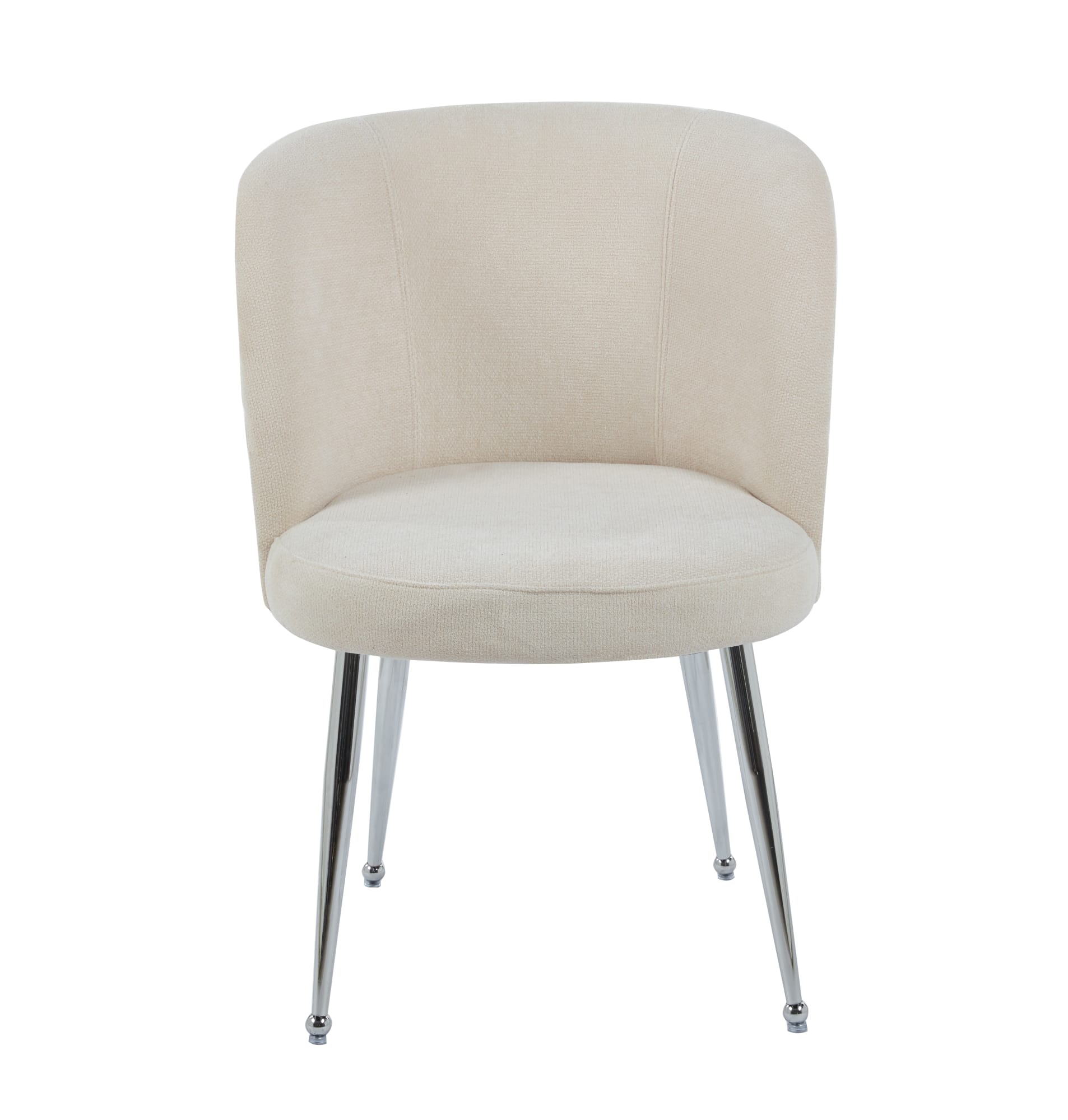 CHAISE SACHA PIEDS CHROME ASSISE ANTHRACITE TISSU EFFET LIN