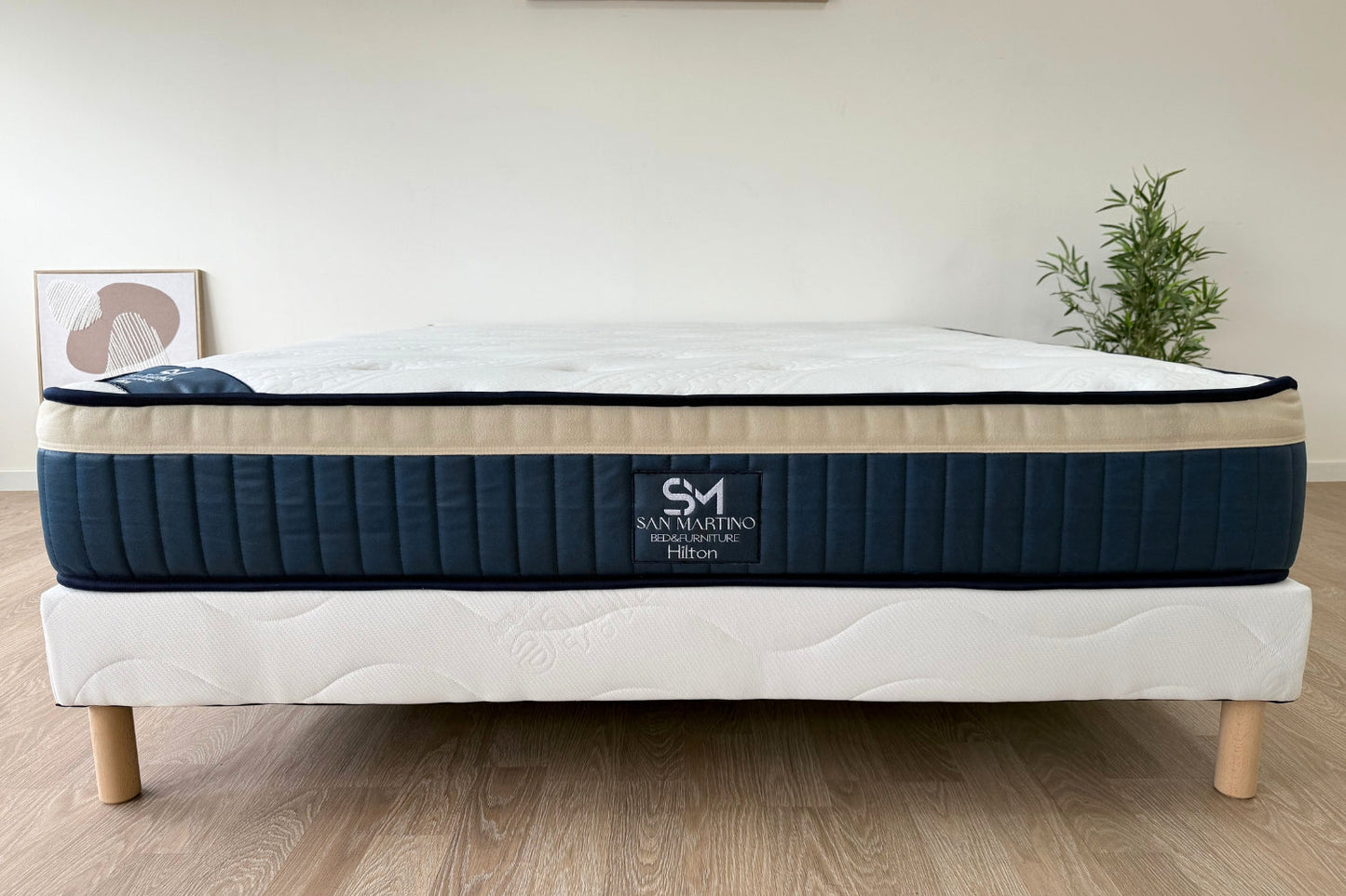 Matelas Hilton Mousse Mi-ferme Haute Densité – Épaisseur 25 cm