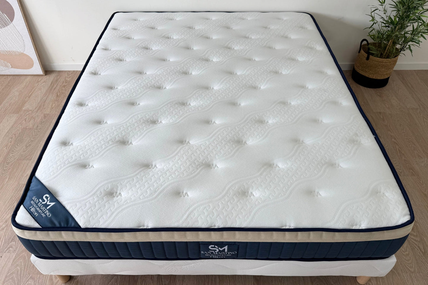Matelas Hilton Mousse Mi-ferme Haute Densité – Épaisseur 25 cm