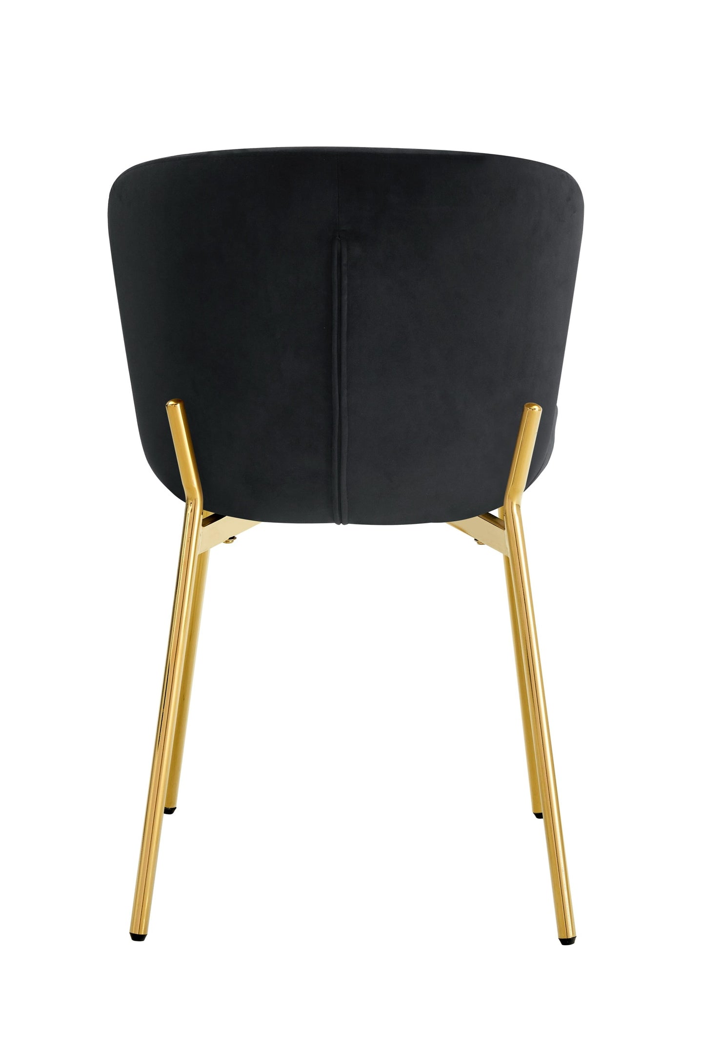 Chaise "Hailey" Noir Pied Gold (Noir, Gris, Moka, Écru)