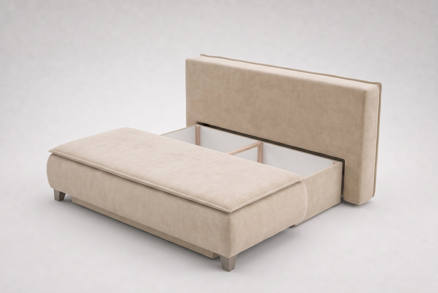 Canapé convertible CALGARY – Tissu Chenille
