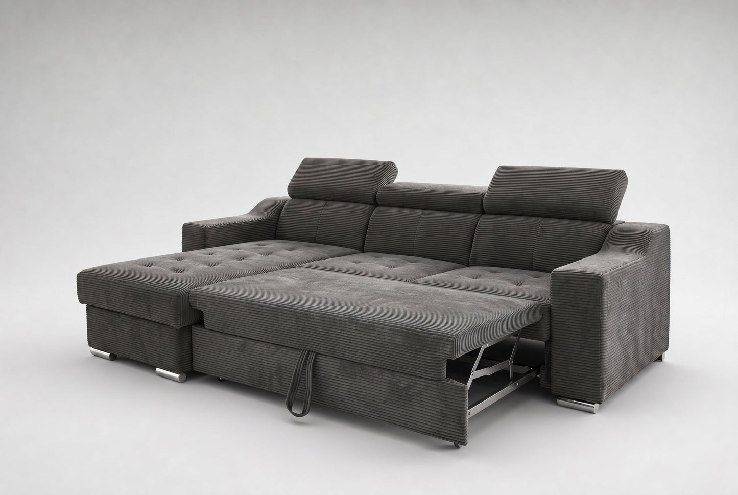 Canapé d'angle MAX – Tissu Chenille