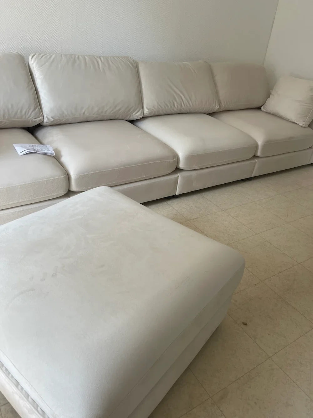 Canapé modulable Julia 4+1 en Velours