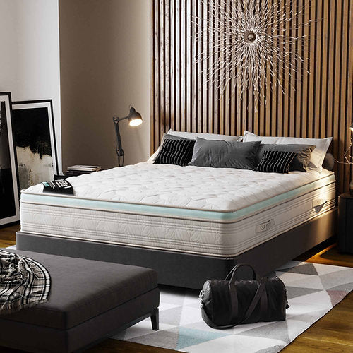 MATELAS ELITE MÉMOIRE DE FORME 27CM D'ÉPAISSEUR ALOE VERA